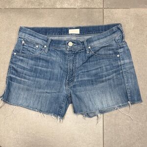 MOTHER Blue Jean Shorts